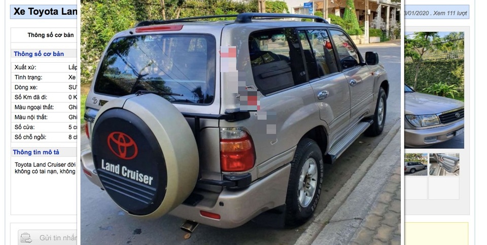 “Vua đường trường” Land Cruiser “giá không tưởng” dưới 300 triệu đón Tết - 1 “Vua đường trường” Land Cruiser “giá không tưởng” dưới 300 triệu đón Tết - 1