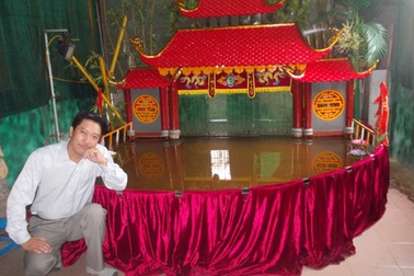 Rối nước thu nhỏ của Việt Nam biểu diễn ở Anh