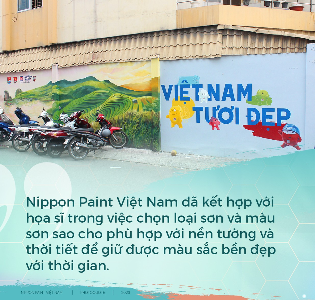 Tranh bích họa Việt Nam tươi đẹp mang diện mạo mới cho các bức tường tại TPHCM - 4 Tranh bích họa Việt Nam tươi đẹp mang diện mạo mới cho các bức tường tại TPHCM - 4