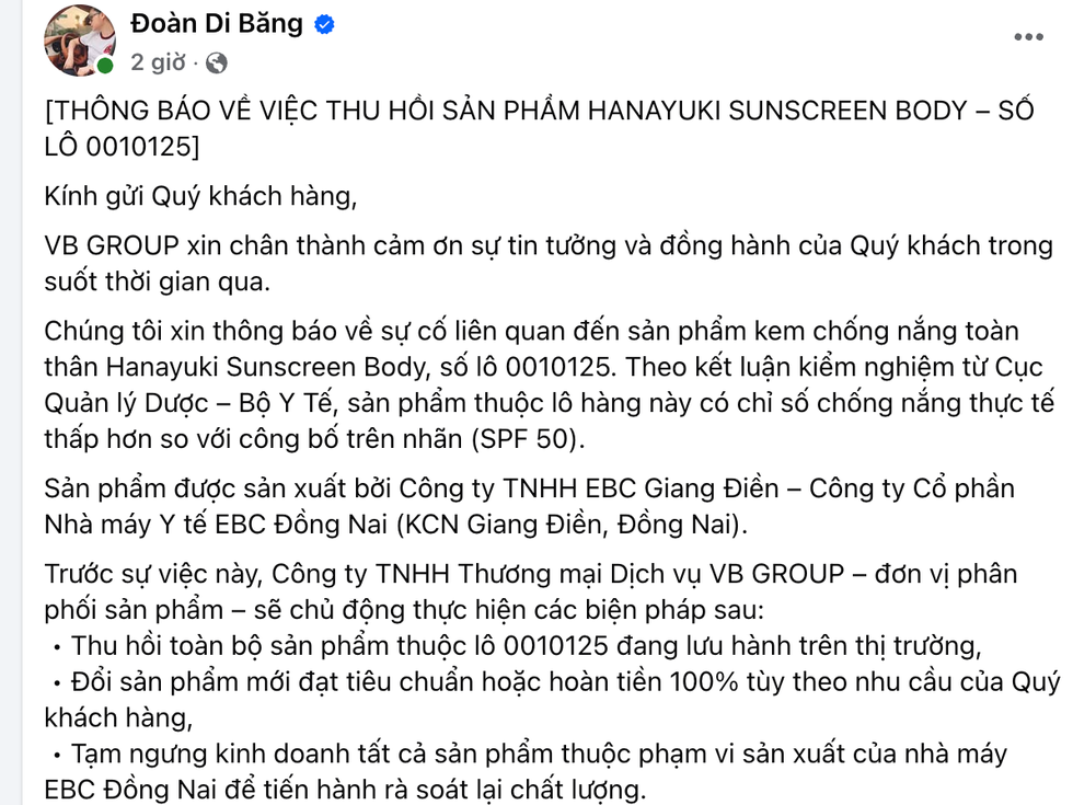 Đoàn Di Băng và những lùm xùm quảng cáo sản phẩm liên quan sức khỏe - 8 Đoàn Di Băng và những lùm xùm quảng cáo sản phẩm liên quan sức khỏe - 8