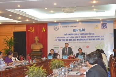 20 doanh nghiệp nhận Giải vàng Chất lượng Quốc gia