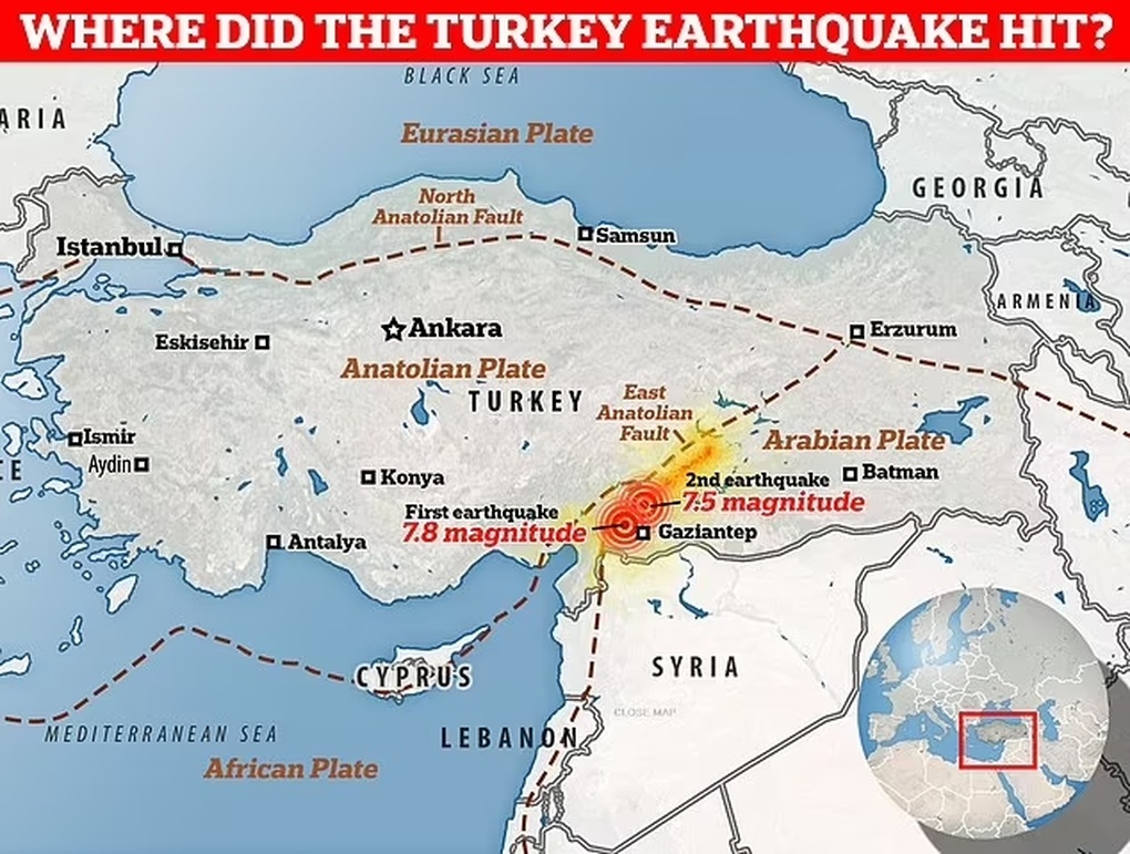 Số người chết do động đất tại Thổ Nhĩ Kỳ và Syria tăng lên 11.000 - 3 Số người chết do động đất tại Thổ Nhĩ Kỳ và Syria tăng lên 11.000 - 3