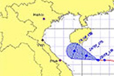 Áp thấp nhiệt đới gây mưa và gió giật cấp 7