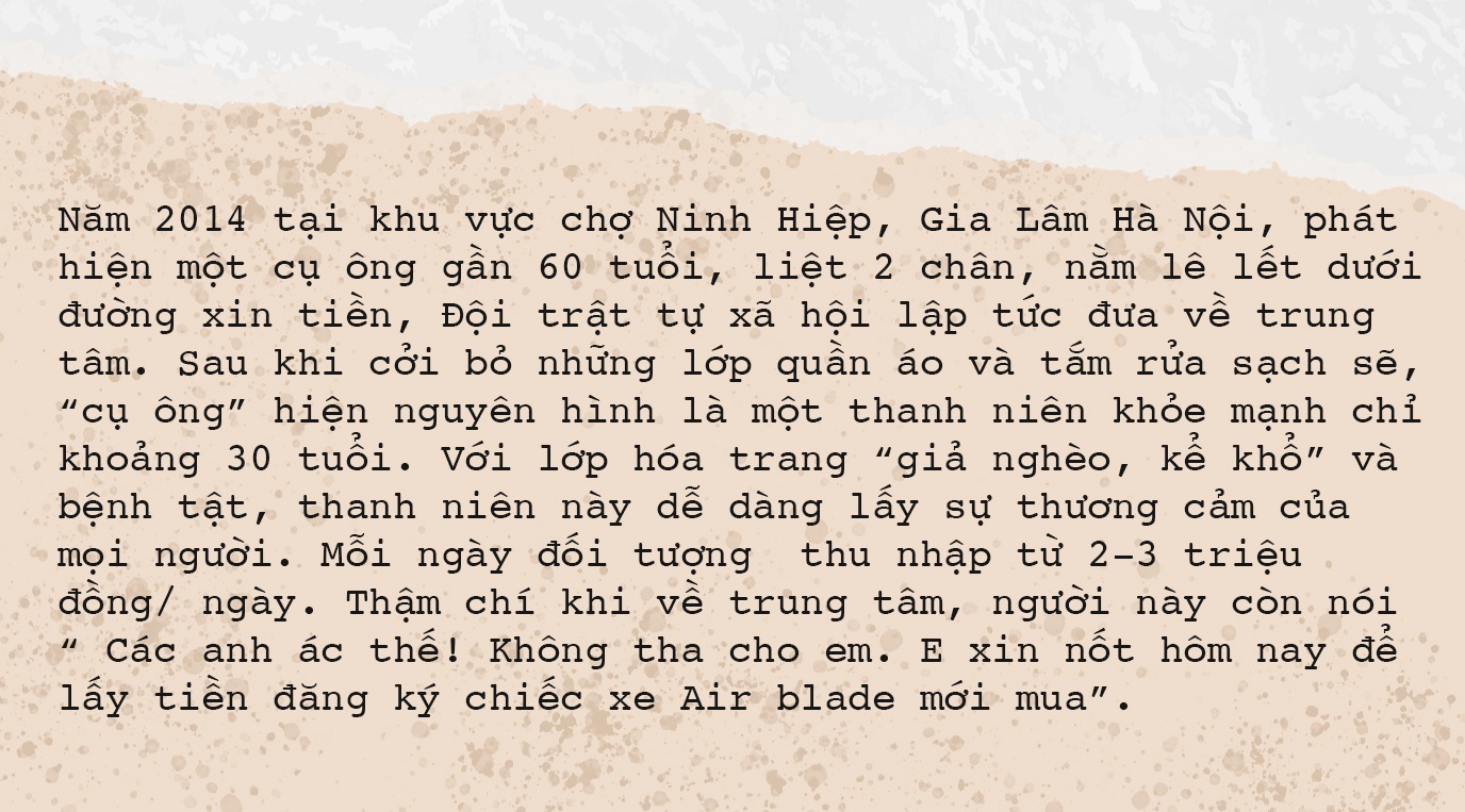 Hà Nội: “Kỹ nghệ ăn xin” siêu lợi nhuận và những ông trùm giấu mặt - 10 Hà Nội: “Kỹ nghệ ăn xin” siêu lợi nhuận và những ông trùm giấu mặt - 10
