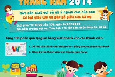 “Vui hội trăng rằm 2014, trăm quà cho mẹ và bé”