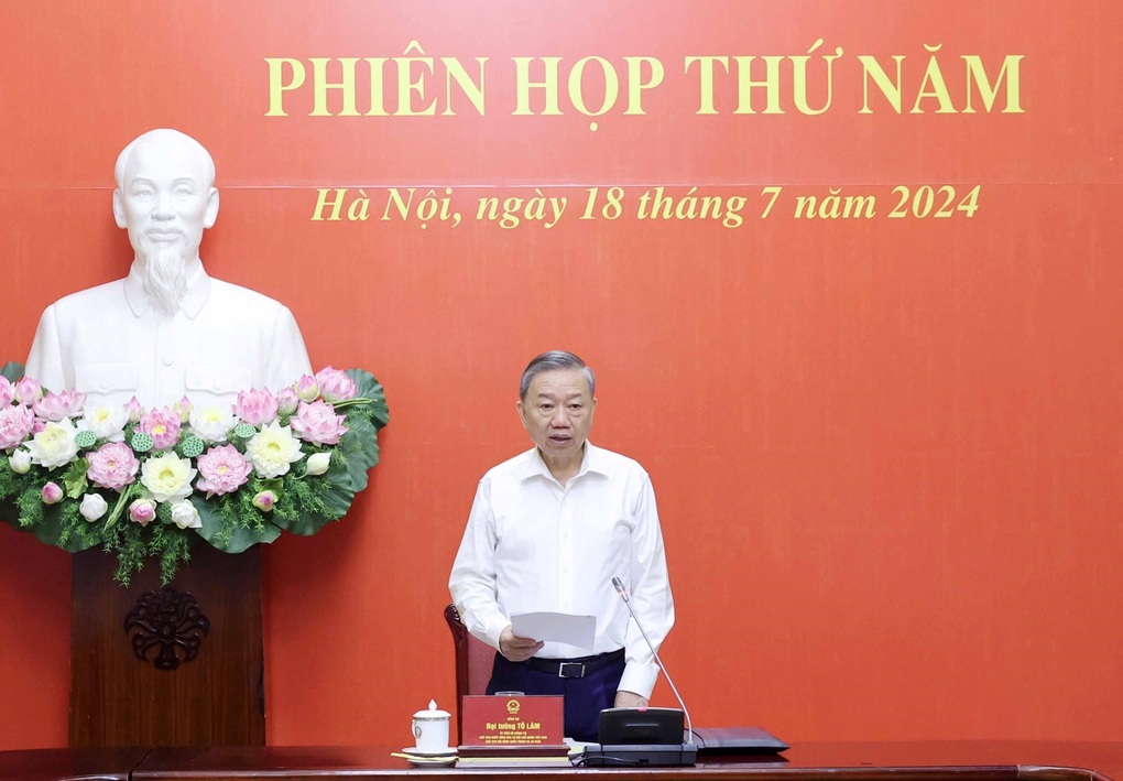Chủ tịch nước Tô Lâm chủ trì Phiên họp thứ 5 Hội đồng Quốc phòng và An ninh - 1 Chủ tịch nước Tô Lâm chủ trì Phiên họp thứ 5 Hội đồng Quốc phòng và An ninh - 1