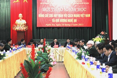 Đại tướng Chu Huy Mân với Cách mạng Việt Nam và quê hương Nghệ An 