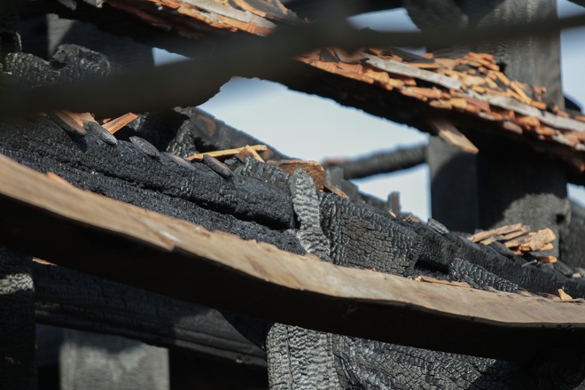 Hà Nội: Ngôi Tam bảo bằng gỗ lim hàng chục tỷ hóa than sau đêm hỏa hoạn - 24