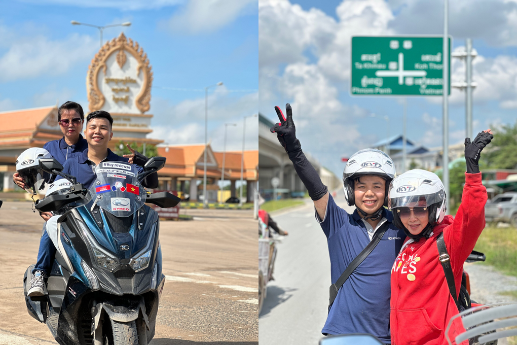Chàng trai giúp mẹ U60 thực hiện ước mơ phượt Campuchia 1.000km bằng xe máy - 4