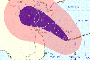 Bão số 5 diễn biến phức tạp 