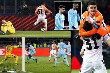 Man City thua đau trên sân của Shakhtar Donetsk
