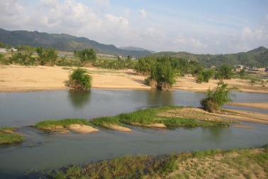 Sông Kỳ Lộ mùa nước cạn