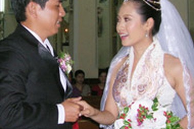 Chùm ảnh: Thanh Thúy - Đức Thịnh nên duyên chồng vợ