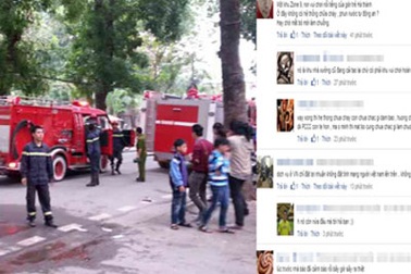 Giới trẻ Hà thành hốt hoảng vì vụ cháy ở khu giải trí Zone 9