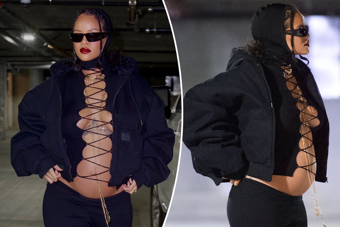 Laugh at the way Rihanna explains dressing sexy when pregnant - 3