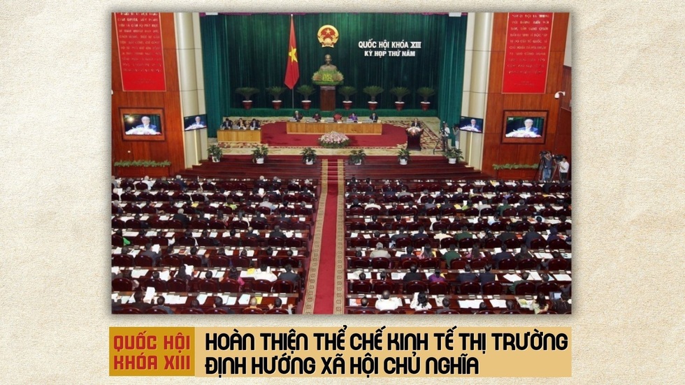 Quốc hội khóa XIII: Hoàn thiện thể chế kinh tế thị trường định hướng xã hội chủ nghĩa