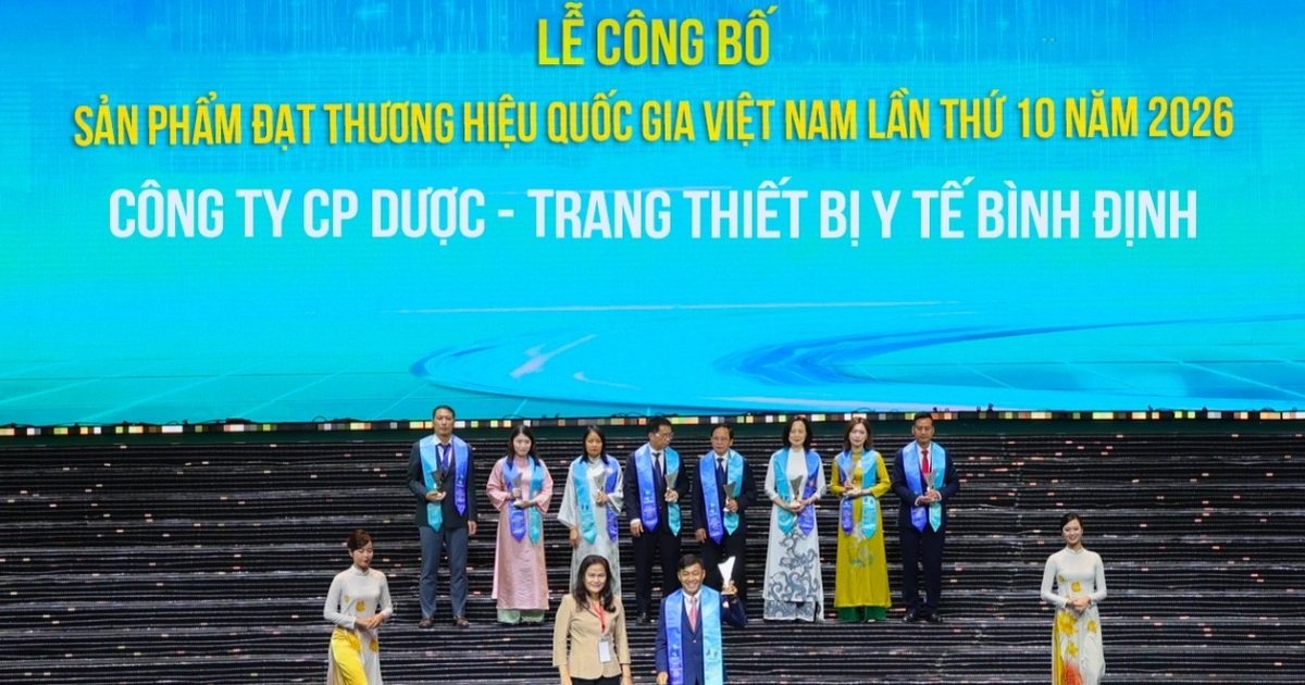 Bidiphar ghi dấu ấn với 5 sản phẩm đạt Thương hiệu quốc gia