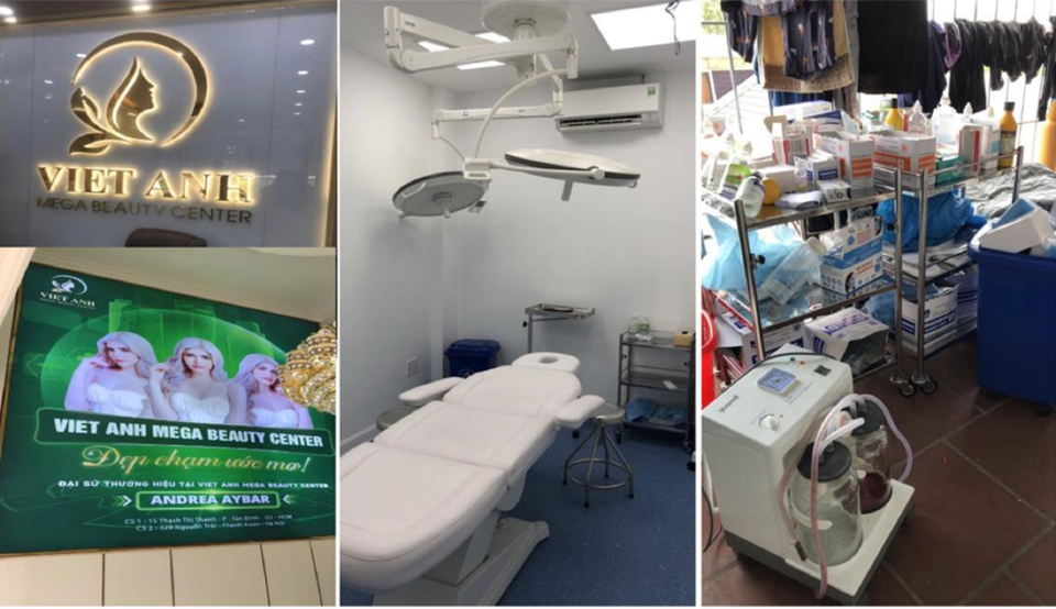 Lực lượng thanh tra bị cơ sở thẩm mỹ chui khóa cửa, chặn đường - 1 Lực lượng thanh tra bị cơ sở thẩm mỹ chui khóa cửa, chặn đường - 1