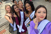 Đặng Thanh Ngân nổi bật giữa dàn thí sinh Miss Supranational 2023