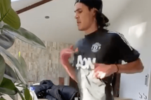 Edinson Cavani điên cuồng tập luyện, sẵn sàng ra mắt Man Utd