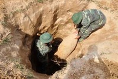 Phát hiện quả bom nặng trên 500 kg 