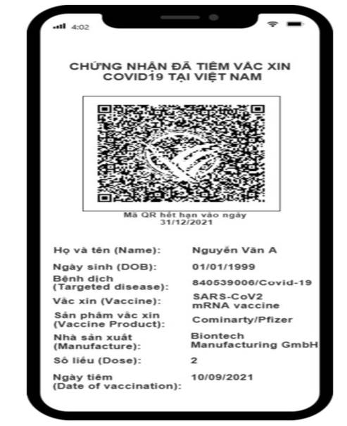 Quy trình cấp hộ chiếu vaccine cho người dân - 2 Quy trình cấp hộ chiếu vaccine cho người dân - 2