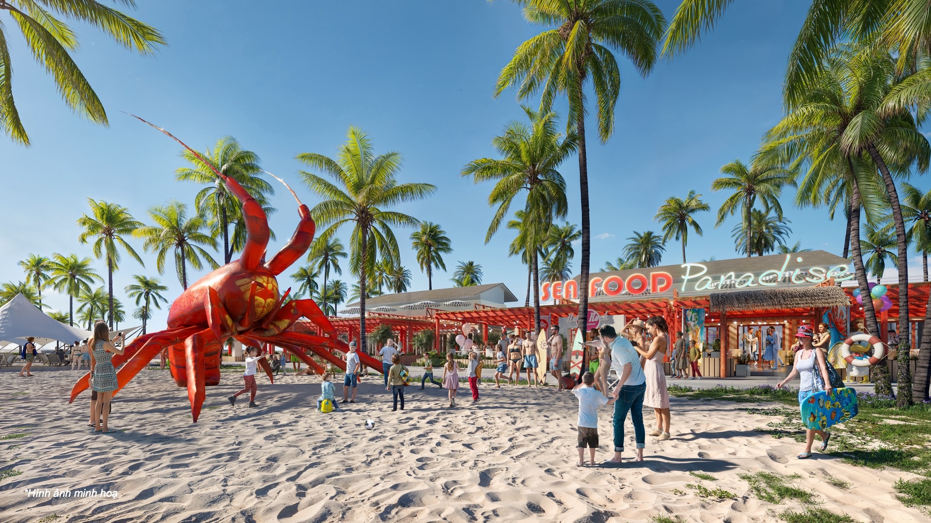 Viele Einrichtungen in CaraWorld werden anlässlich der Übergabe von Song Town im Jahr 2026 in Betrieb sein – 2 Nhiều tiện ích tại CaraWorld sẽ hoạt động vào dịp bàn giao Sông Town năm 2026 - 2