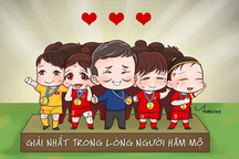 Dân mạng chế ảnh hài hước ăn mừng chiến thắng cùng các nữ cầu thủ Việt Nam