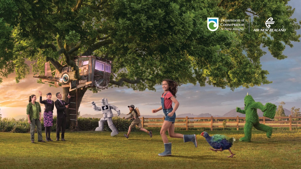 Chim Takahe xuất hiện trong video hướng dẫn an toàn bay - 1 Chim Takahe xuất hiện trong video hướng dẫn an toàn bay - 1