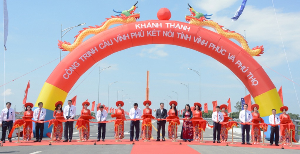Khánh thành cầu Vĩnh Phú kết nối Vĩnh Phúc và Phú Thọ - 1 Khánh thành cầu Vĩnh Phú kết nối Vĩnh Phúc và Phú Thọ - 1