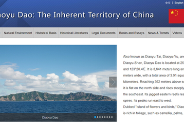 Trung Quốc mở bản tiếng Anh và Nhật cho website tuyên truyền về Điếu Ngư