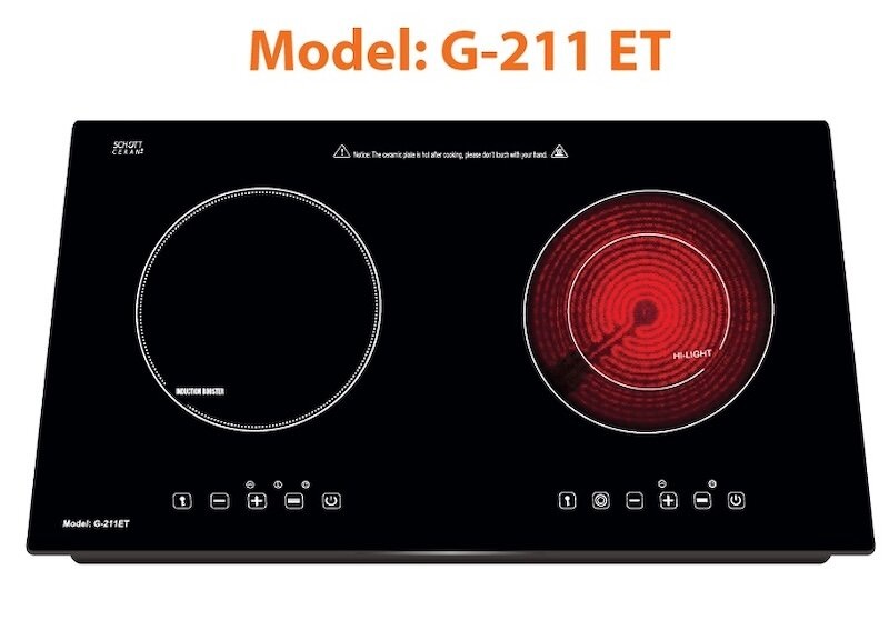 Bếp từ hồng ngoại Giovani G-211ET sự hòa quyện tinh tế giữa thiết kế và công nghệ