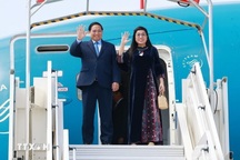 Thủ tướng Phạm Minh Chính tới Nice, bắt đầu chuyến công tác tại Cộng hòa Pháp