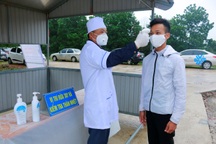 Hà Tĩnh: 100% học viên đo thân nhiệt phòng Covid-19 trước khi học lái xe