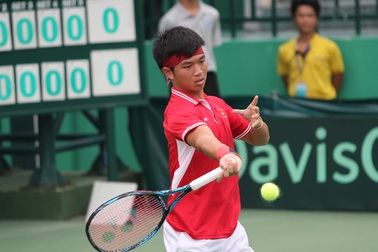 Hoàng Thiên thua trận, Việt Nam hoà Hong Kong trong ngày đầu Davis Cup