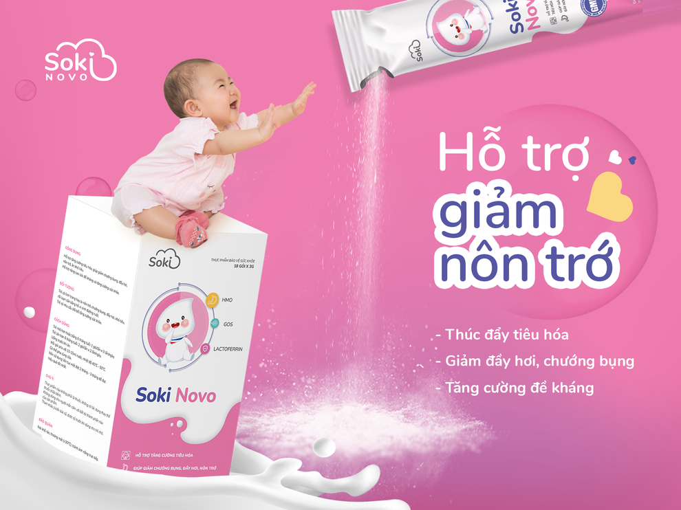 Soki Novo - sản phẩm chuyên biệt từ sữa dành cho trẻ bị nôn trớ - 3 Soki Novo - sản phẩm chuyên biệt từ sữa dành cho trẻ bị nôn trớ - 3