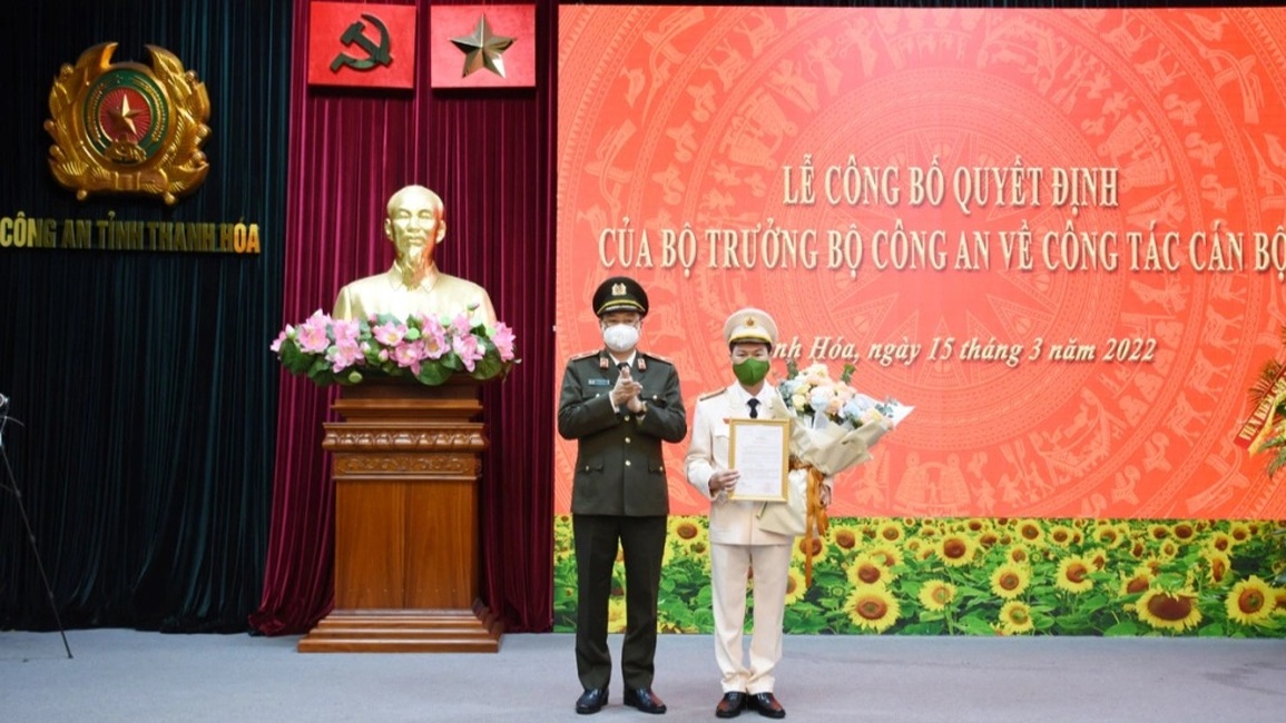 Công an tỉnh Thanh Hóa có Phó Giám đốc mới - 1 Công an tỉnh Thanh Hóa có Phó Giám đốc mới - 1