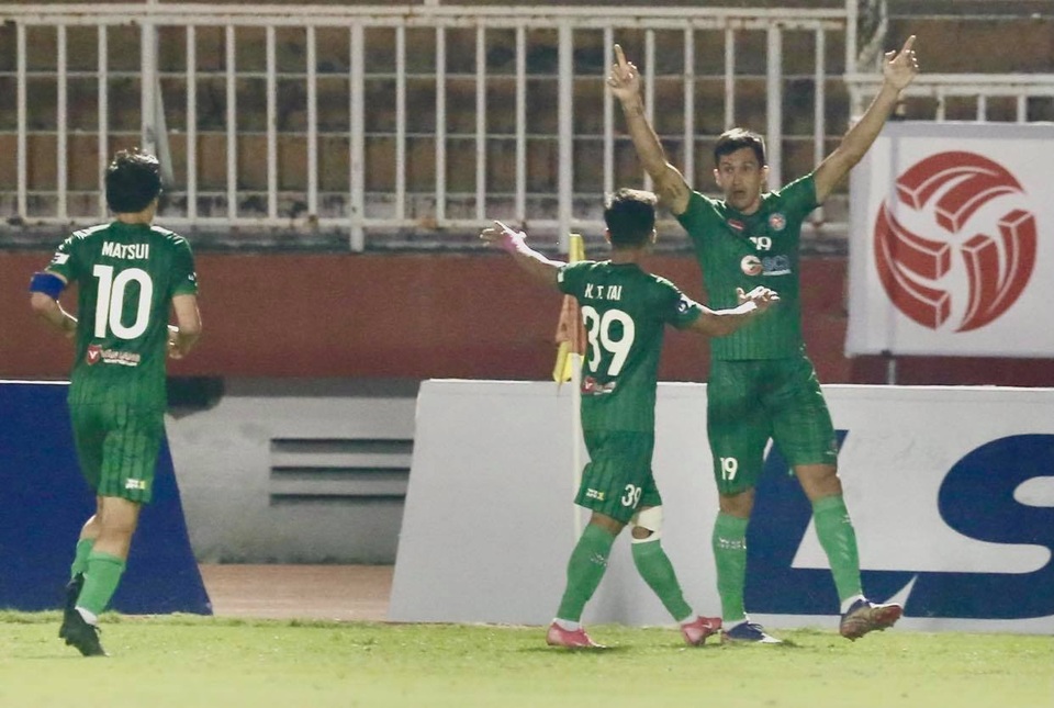 Sài Gòn FC thắng SL Nghệ An trong trận cầu không có khán giả - 5 Sài Gòn FC thắng SL Nghệ An trong trận cầu không có khán giả - 5