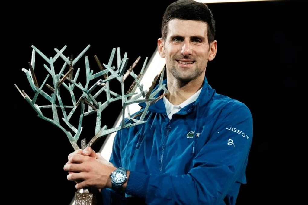 Novak Djokovic giữ kỷ lục vô địch Paris Masters Báo Dân trí