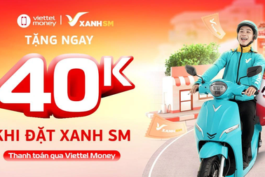 Nghìn voucher ưu đãi khi đặt Xanh SM thanh toán qua Viettel Money