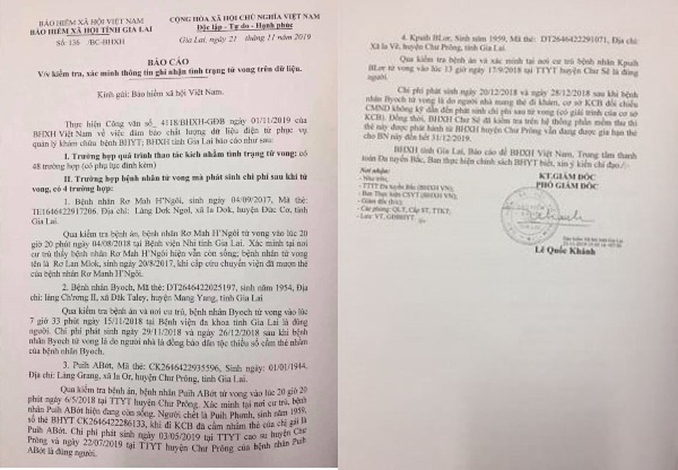 Kì lạ chuyện khai tử “nhầm” cho hàng chục người - 1