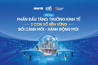 Báo Dân trí tổ chức hội thảo về mục tiêu tăng trưởng kinh tế 2 con số