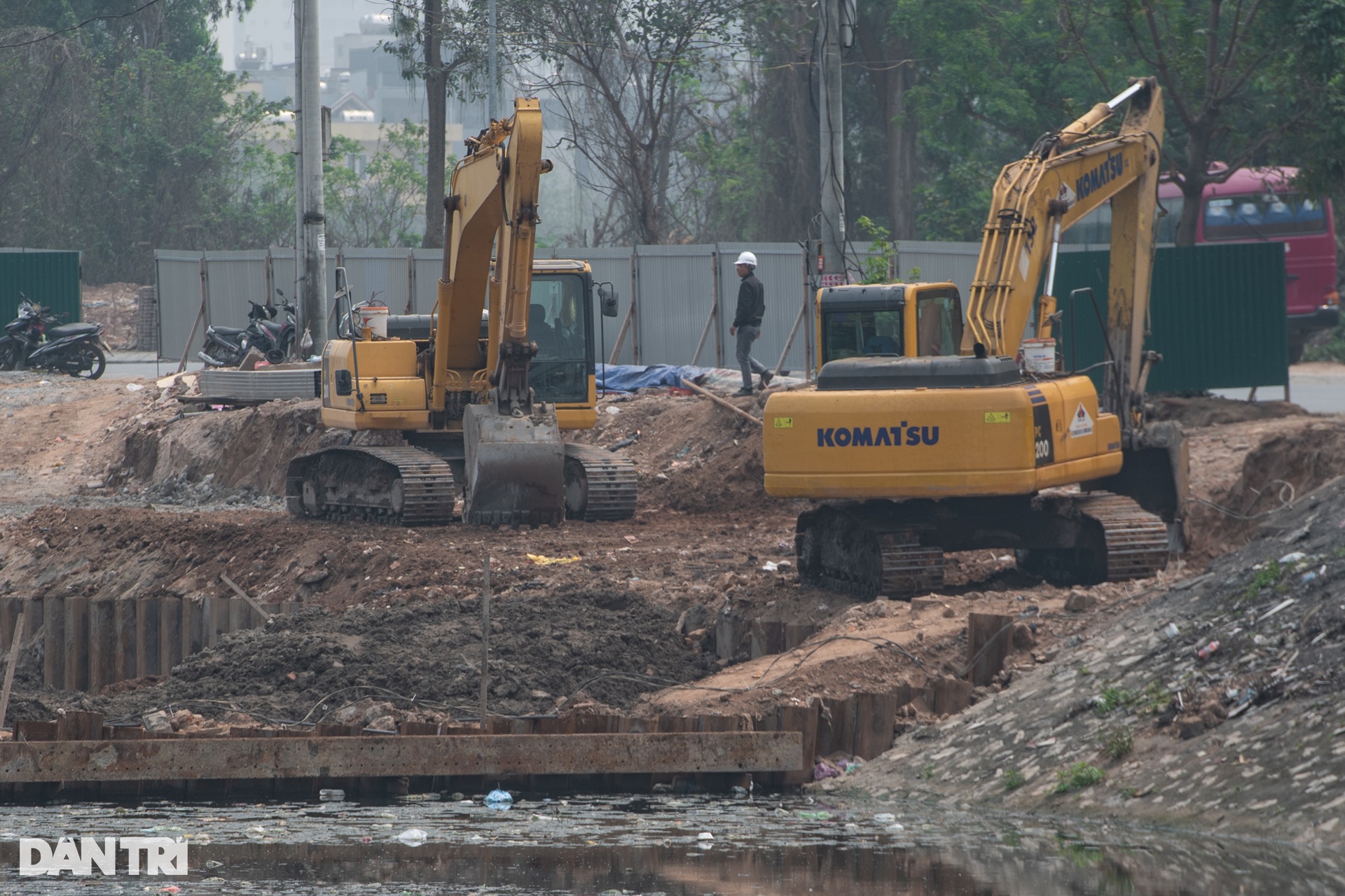Xây đập dâng giữ nước đầu tiên trên sông Tô Lịch - 6 Xây đập dâng giữ nước đầu tiên trên sông Tô Lịch - 6