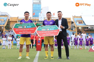 VPF và Casper Việt Nam trao giải thưởng tháng 6 V.League