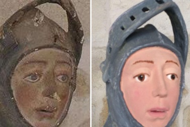 Phục chế tượng cổ thành... nhân vật hoạt hình