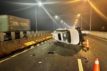 Cao tốc TPHCM - Long Thành ùn ứ kéo dài sau vụ tai nạn lúc rạng sáng