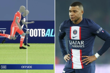 Phản ứng bất ngờ của Mbappe khi bị từ chối bàn thắng