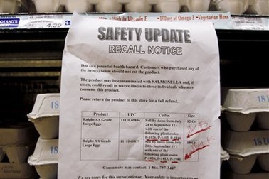 Mỹ: Số người bị bệnh do ăn trứng nhiễm khuẩn độc tăng vọt