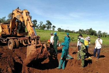 Đắk Nông: Phát hiện thêm nhiều hài cốt liệt sĩ tại đồi "chia đôi"
