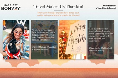Cùng Marriott Bonvoy khép lại 2021 với lòng biết ơn